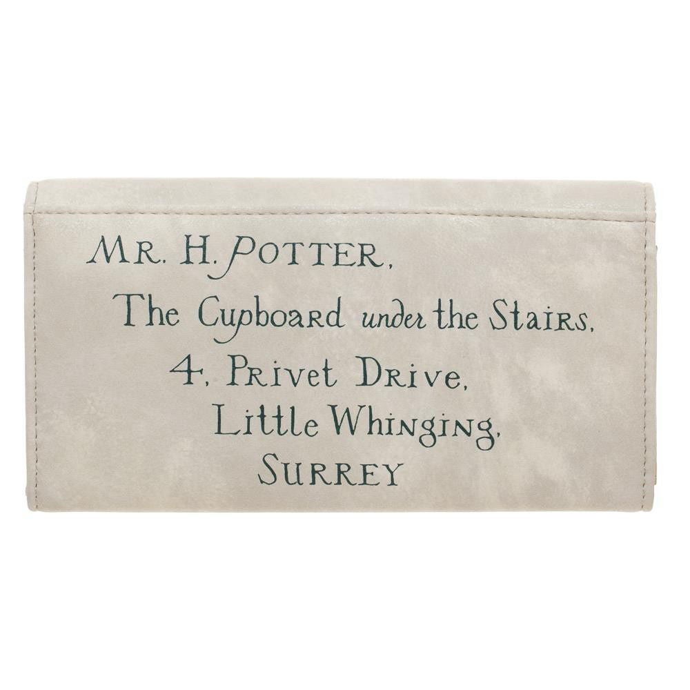Harry Potter Hogwarts Letter with Crest Seal Faux Leather Wallet