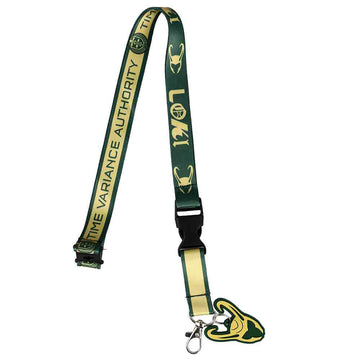 Marvel's Loki Time Variance Authority Lanyard with ID Badge Holder