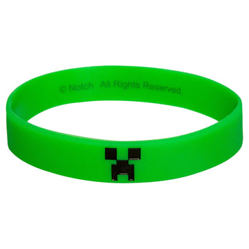 Minecraft Creeper Bracelet - Adult Medium 7.5" Wristband