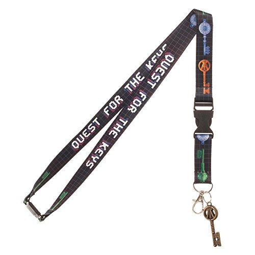 Ready Player One Key Lanyard - Official Movie Book Badge Holder Keychain