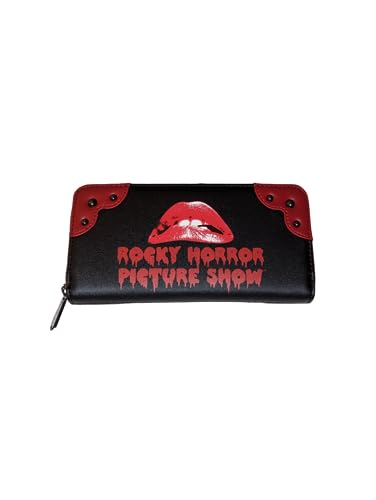Rocky Horror Picture Show Zip Around Wallet with Metal Dome Studs