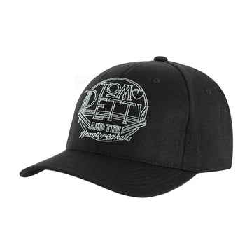 Tom Petty and the Heartbreakers Men's Circle Logo Baseball Cap Black