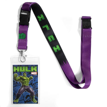 Marvel Comics Hulk Lanyard ID Badge Holder - Official Avengers