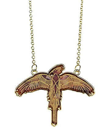 Harry Potter Fawkes Necklace on 18-21" Chain - Limited Edition Phoenix Pendant