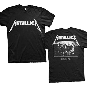 Metallica Master of Puppets 2-Sided Men's T-Shirt Logo and Photo Tee