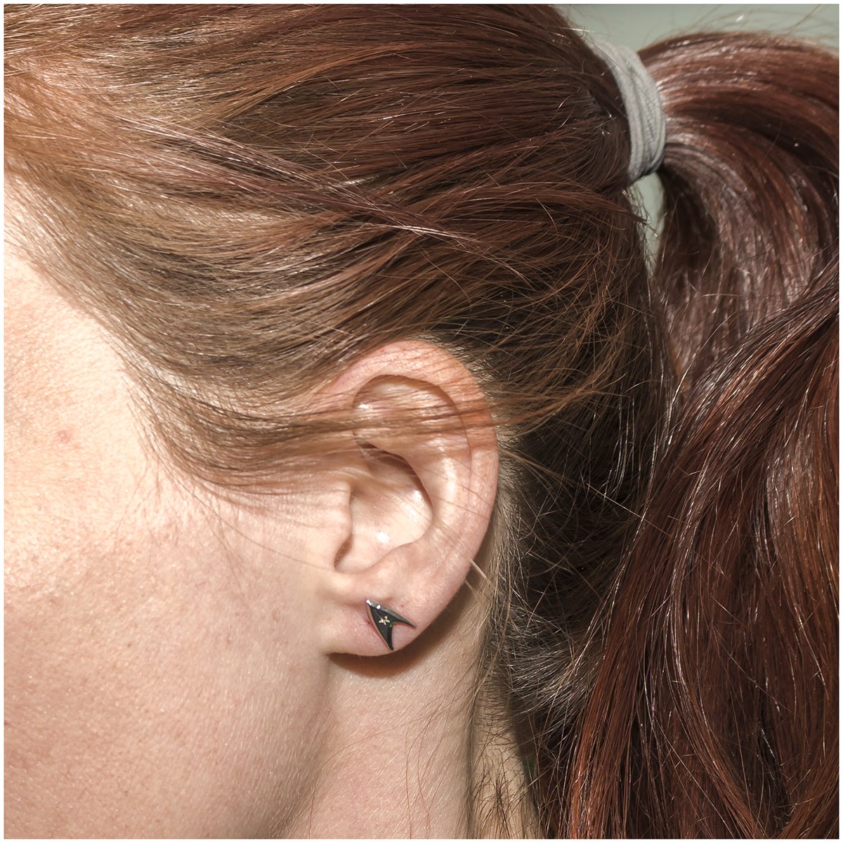 Star Trek TOS Pendant Necklace and Stud Earrings Jewelry Set