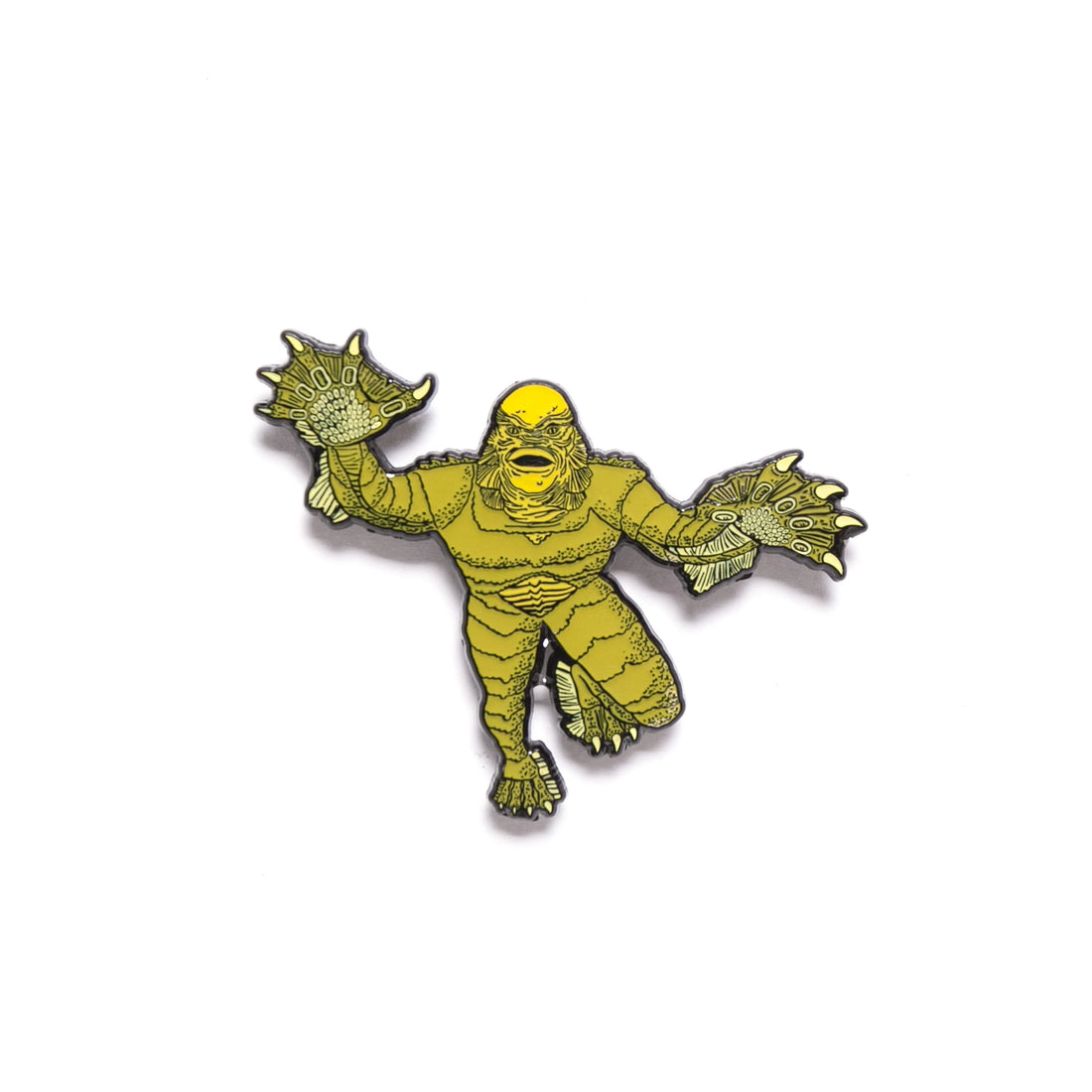 Creature From the Black Lagoon Pin Glow in action