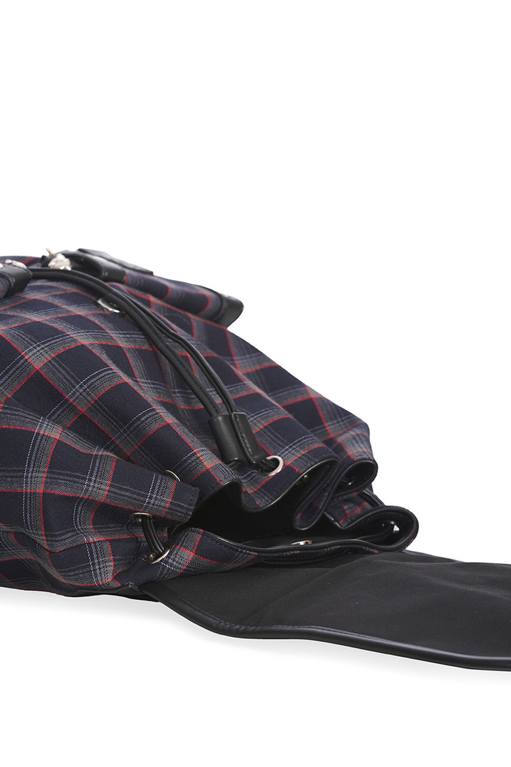 Lost Queen Yamy Tartan  Knapsack Plaid Punk Emo Handbag Backpack