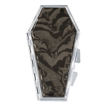Flying Bat Coffin Compact Mirror Gothic Makeup Horror