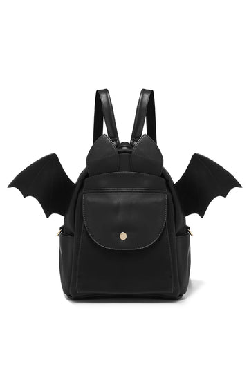 Bat Wing Backpack "Waverley" - Women's Black Bag