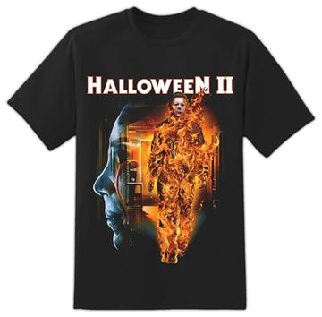 Halloween II Michael Myers Movie Poster Men's T-Shirt Black Tee