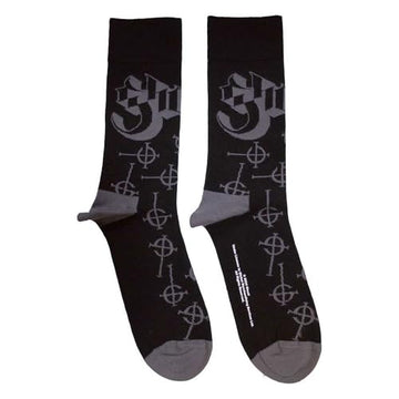 Ghost Band Logo Pattern Crew Socks - Official Band Socks
