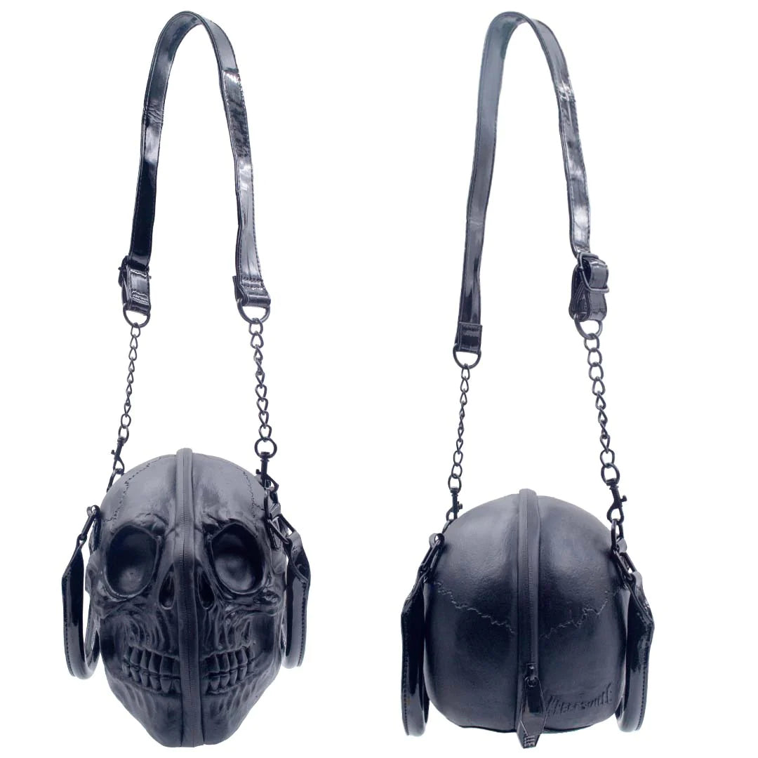 Haunted Skull Handbag - 3D Purse!  Gothic  Chic Bag🕷️