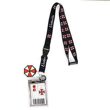 Resident Evil Umbrella Corporation Lanyard ID Badge Holder