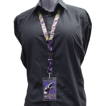 Beetlejuice Lanyard with ID Badge Holder & Breakaway Clasp
