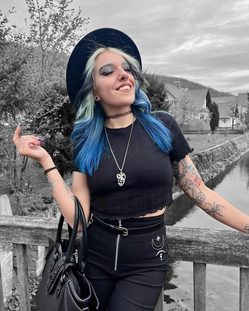 Lost Queen Annabelle Bat Wing Handbag - Gothic Winged Crossbody Purse | Black Vegan Leather