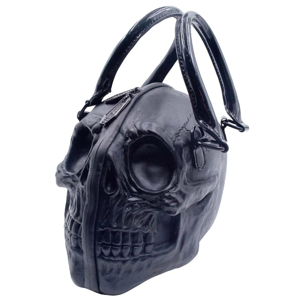 🖤 Kreepsville 3D Skull Handbag - Hauntingly Chic Purse!  Gothic Bag🕷️