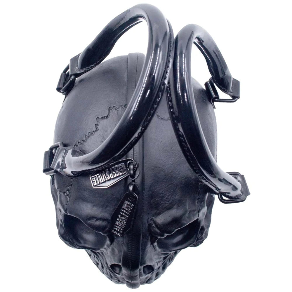 🖤 Kreepsville 3D Skull Handbag - Hauntingly Chic Purse!  Gothic Bag🕷️