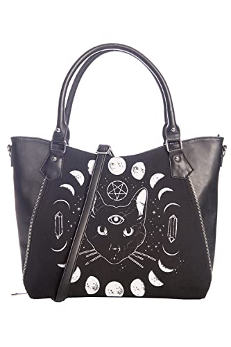 Lost Queen Pentacle Coven Tote Bag - Goth Emo Alternative Style