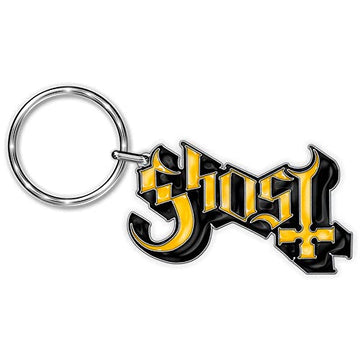 Ghost Keyring Keychain Classic Band Logo Official Metal Size One Size