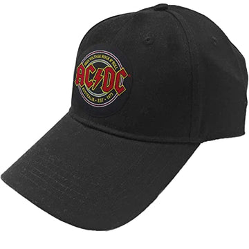 AC/DC Est 1973 Snapback Hat Black Official Band Baseball Cap