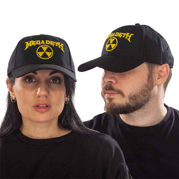 Megadeth Hazard Logo Embroidered Baseball Cap Hat