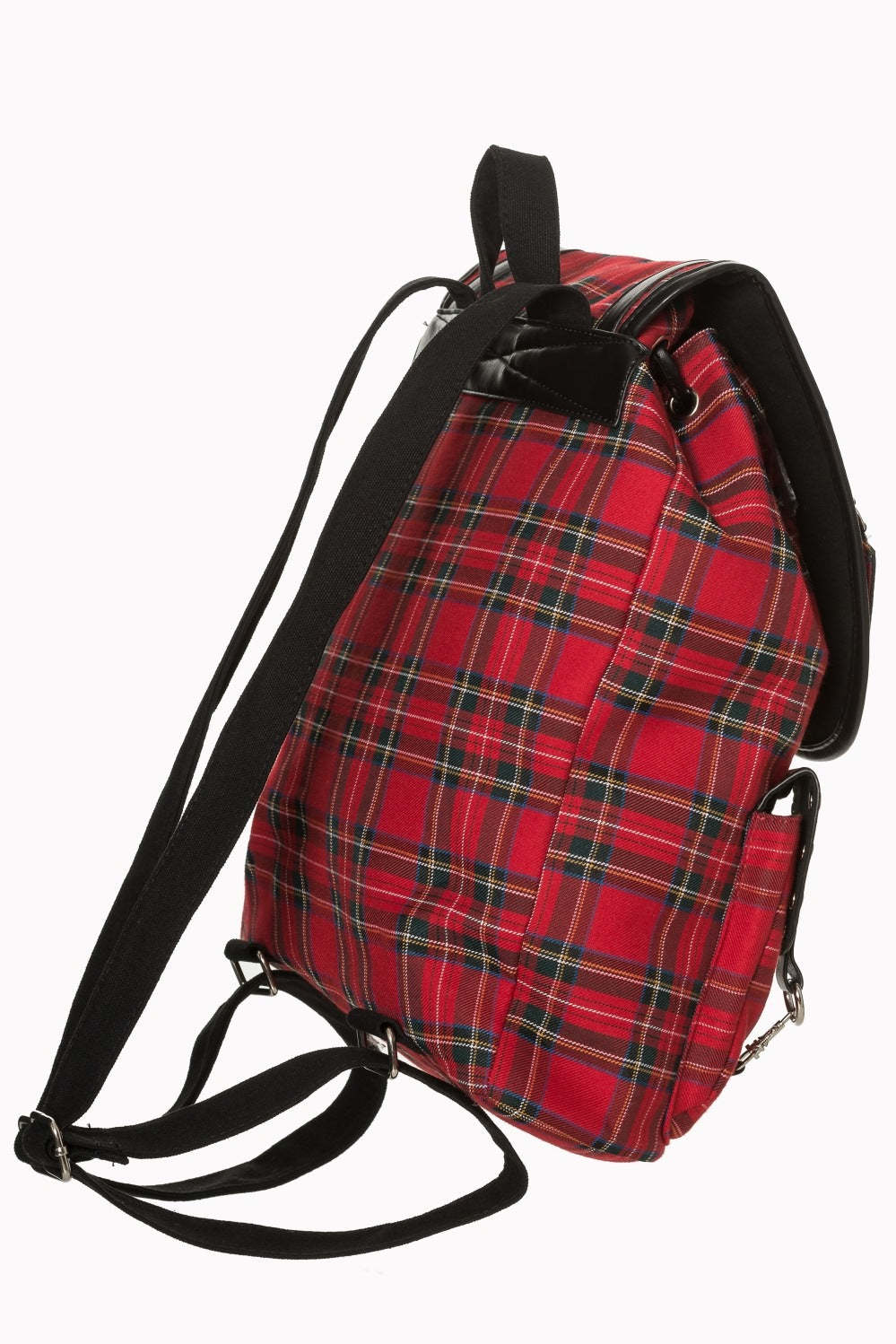 Lost Queen London's "Yamy" Backpack – Punk's Not Dead Red Tartan Edition