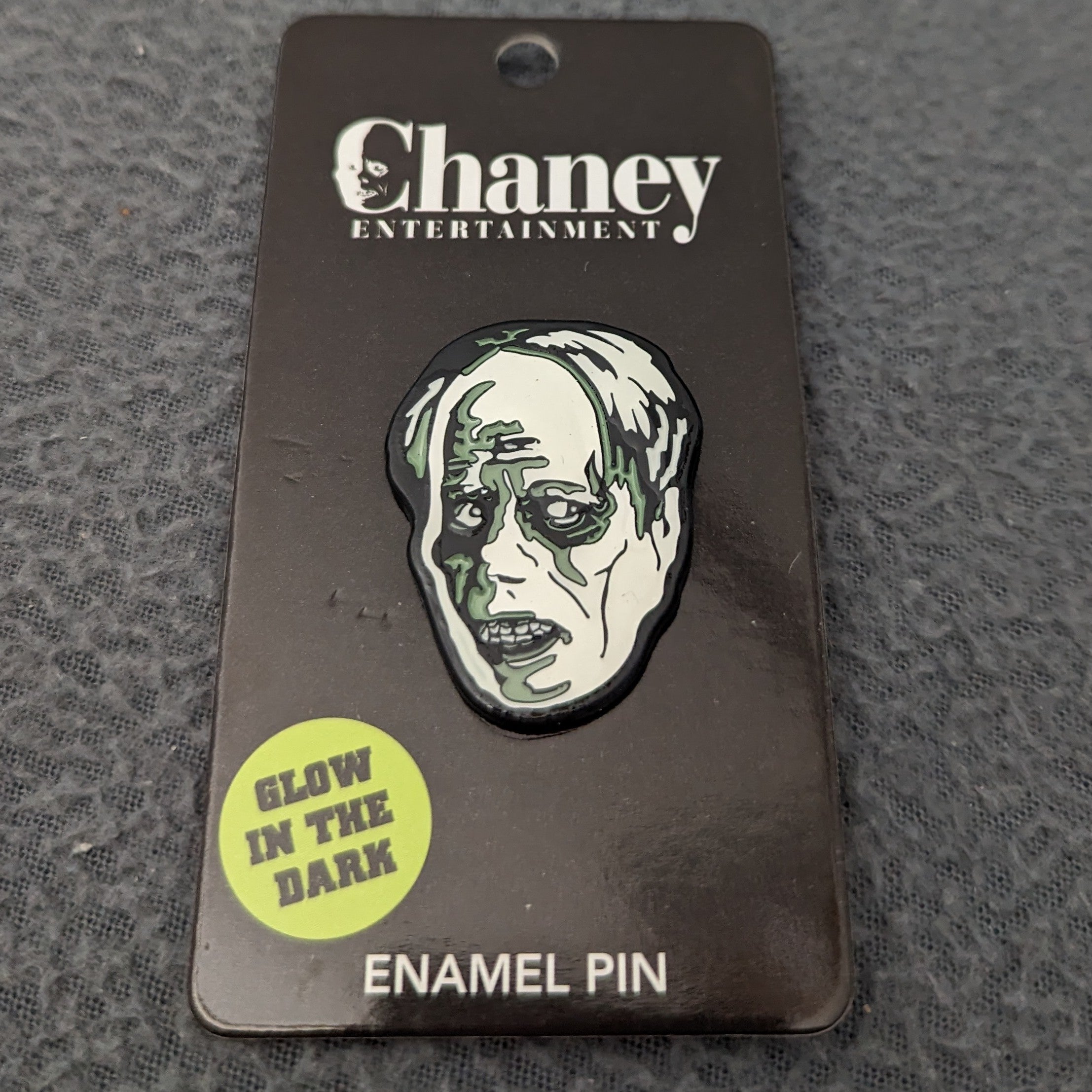 Glow-in-the-Dark Phantom of the Opera Pin - Lon Chaney Horror Enamel Pin