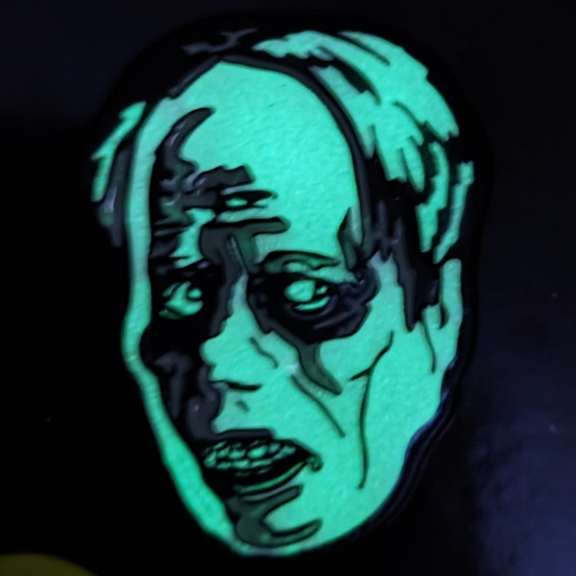 Glow-in-the-Dark Phantom of the Opera Pin - Lon Chaney Horror Enamel Pin