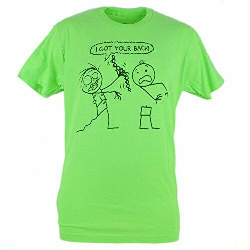 Zombie 'I Got Your Back' T-Shirt – Neon Green Comic Tee