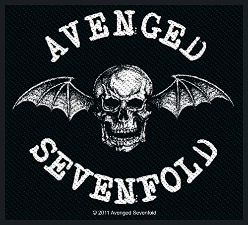 Avenged Sevenfold Death Bat Logo Patch Band Metal Fan Woven Sew On Applique