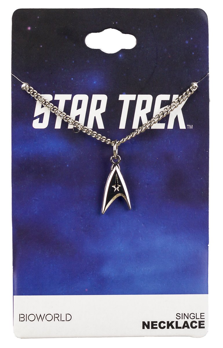 Star Trek TOS Pendant Necklace and Stud Earrings Jewelry Set