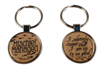 Harry Potter Solemnly Swear Mischief Managed Keychain 2pk