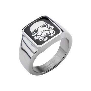 Authentic Star Wars Stormtrooper Ring - Official Stainless Steel Jewelry