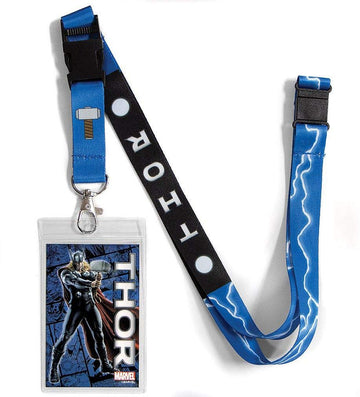 Marvel Comics Thor Lanyard ID Badge Holder - Official Avengers