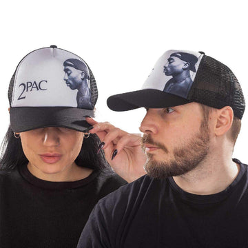 Tupac Shakur Official Mesh Back Trucker Hat Adult Unisex Cap