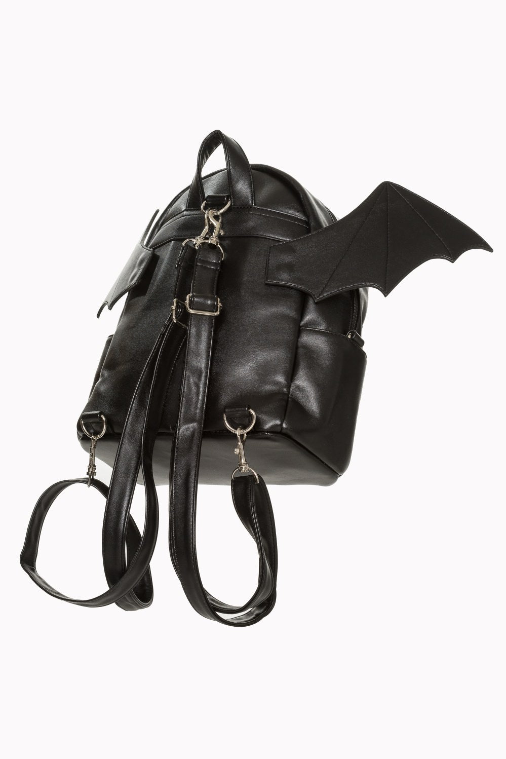 Bat Wing Backpack "Waverley" - Women's Black Bag