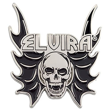 Elvira Tattoo Logo Mistress Of The Dark Vampire Enamel Pin