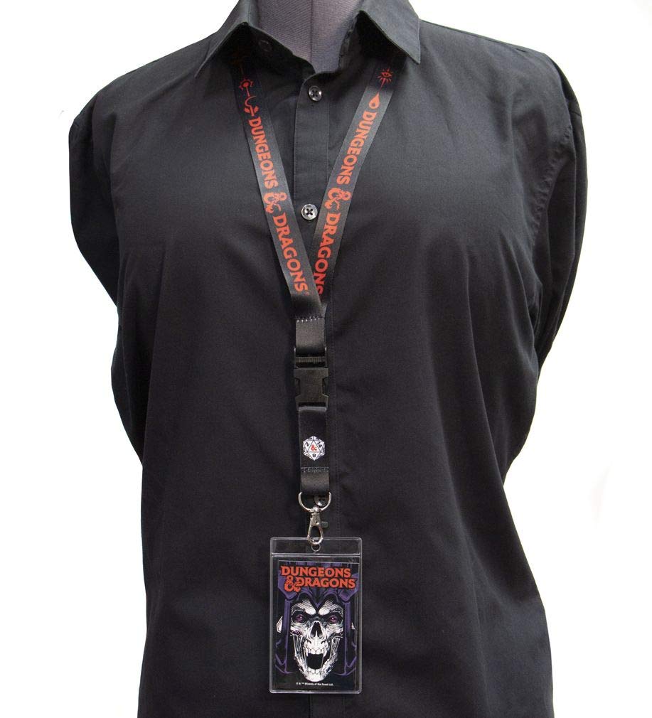 Dungeons and Dragons Lanyard ID Badge Holder