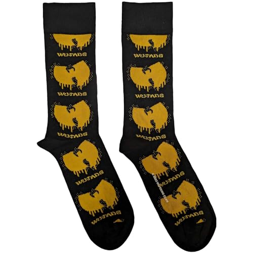 Wu-Tang Clan 'Dripping Logo'  Socks Official Men's Crew Sock