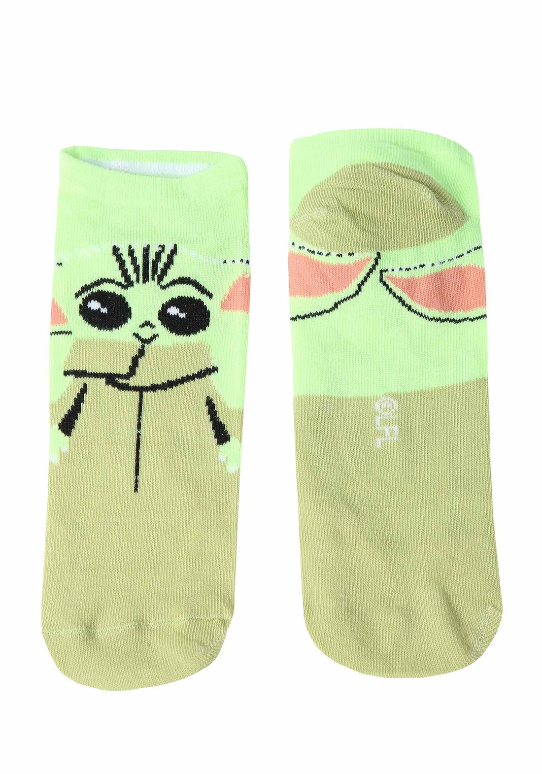 Star Wars The Mandalorian Grogu Baby Yoda Women's Ankle Socks 6 Pair Pack