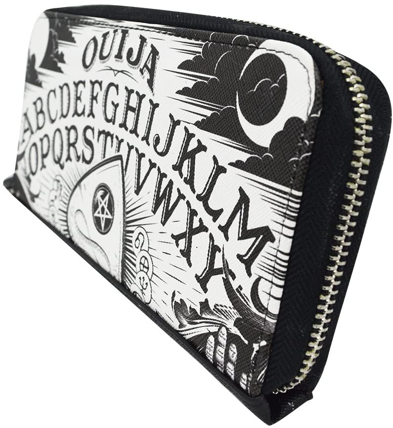 Ouija Board and Planchette Zip Around Wallet Women's Clutch