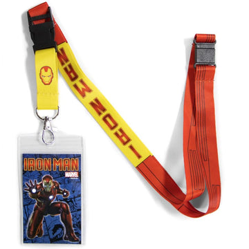 Marvel Comics Iron Man Lanyard ID Badge Holder - Official Avengers