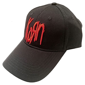 Korn Men's Logo Baseball Cap Black Snapback Hat