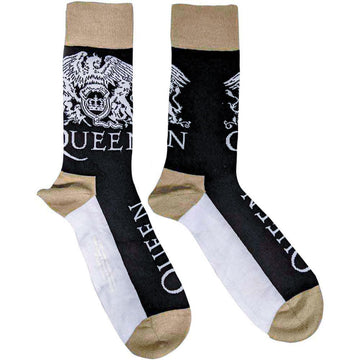 Queen Logo Crest Socks - Official Band Merch