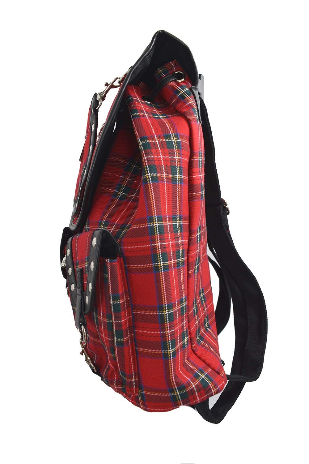 Lost Queen London's "Yamy" Backpack – Punk's Not Dead Red Tartan Edition