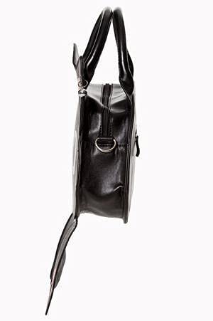 Lost Queen Women's Peek-a-Boo Purse Bag of Tricks Cat Handbag Ladies Shoulder Bag