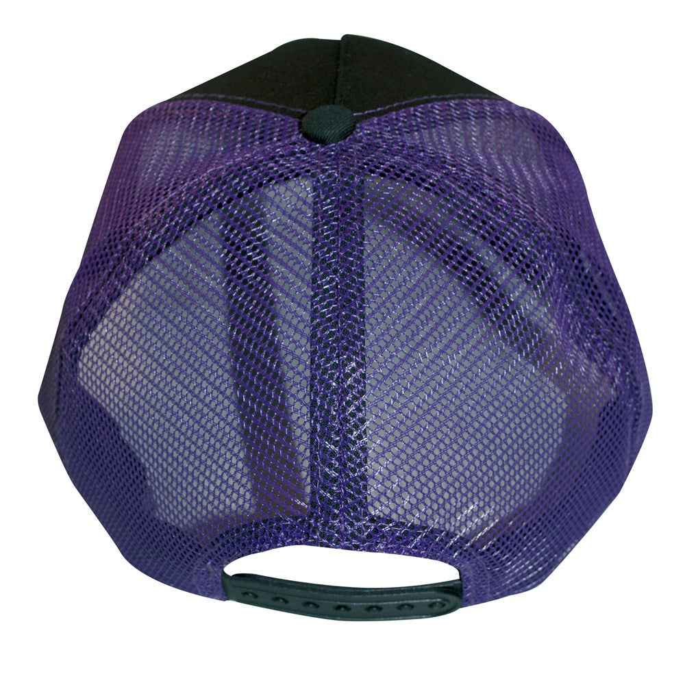 kreepsville 666 Elvira Mistress of The Dark Purple Mesh Trucker Girl Snapback Hat