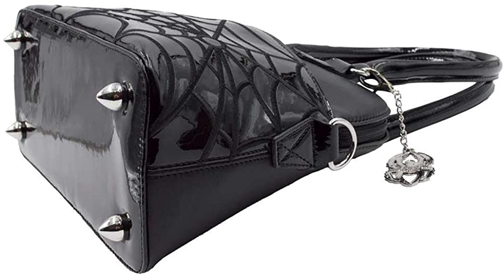 kreepsville 666 Elvira Women's Spiderweb Handbag Macabre Mobile Black Collection Purse