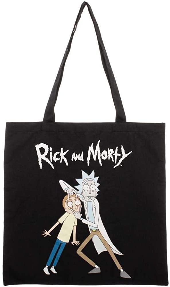Rick And Morty Canvas Tote Bag